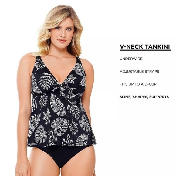 Swim Solutions Other - Swim Solutions GALACTICA Printed Triple Tiered Top